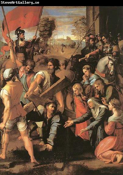 RAFFAELLO Sanzio Christ Falls on the Way to Calvary